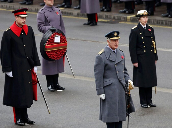 Remembrance Sunday: King Charles Leads Commemorative Service at the Cenotaph